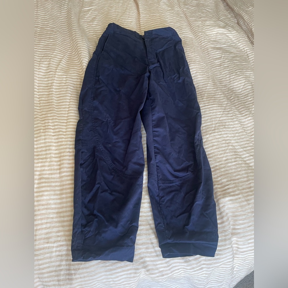 Ruti Navy Blue Barrel Pant 00